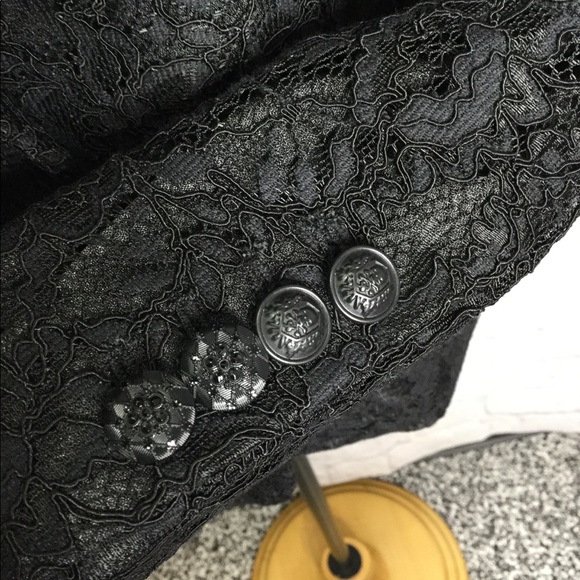 $560 The Kooples Floral Lace Blazer Jacket 38 US 6/8 - Picture 7 of 8